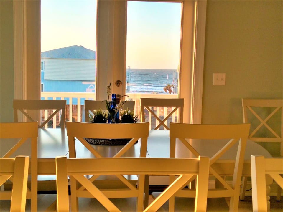 Sunrise from dining room upper level