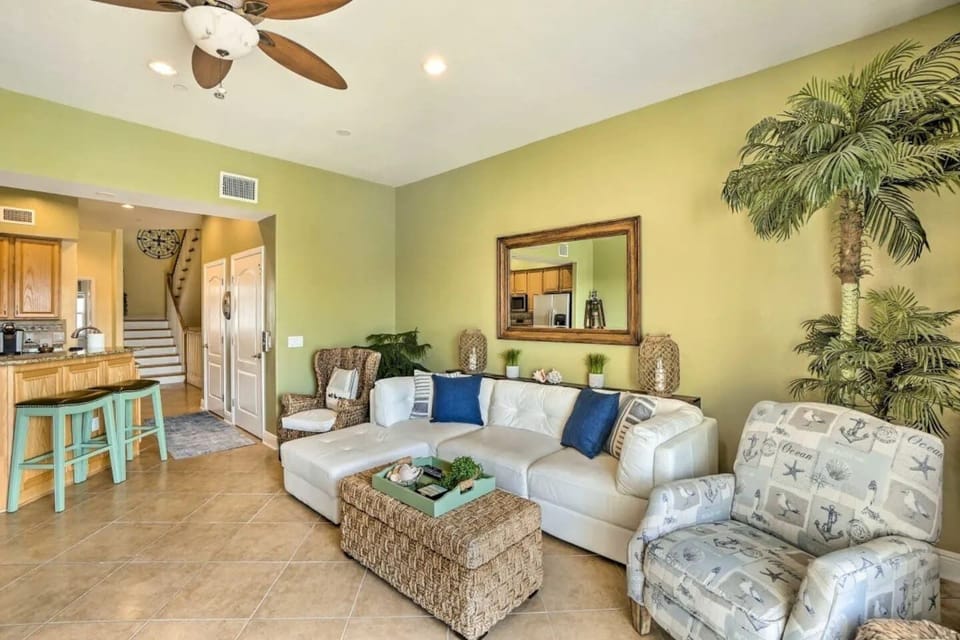 Open floor plan on the main level