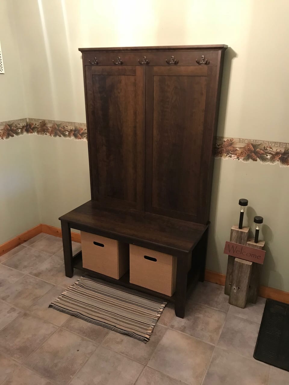 Deacon's Bench upon entry into the home