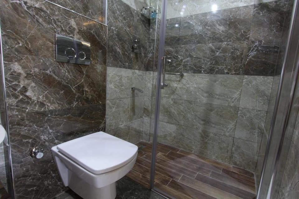 Standard Double Room | Bathroom | Shower, free toiletries, hair dryer, slippers