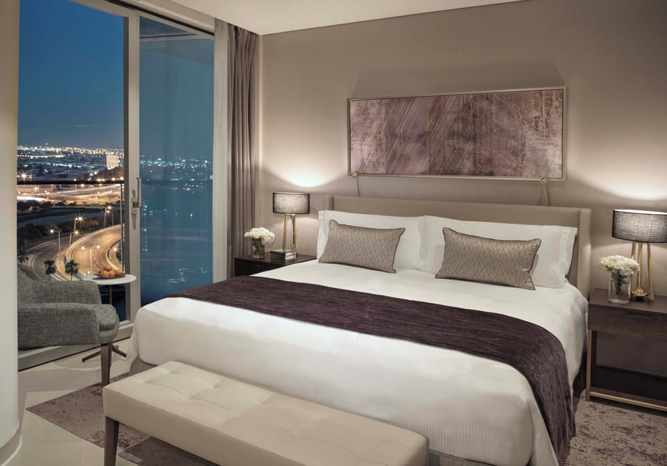 Premium Apartment, 1 Bedroom (Waterfront) | 1 bedroom, premium bedding, minibar, in-room safe