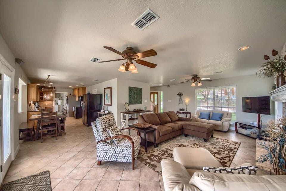 very spacious living area.