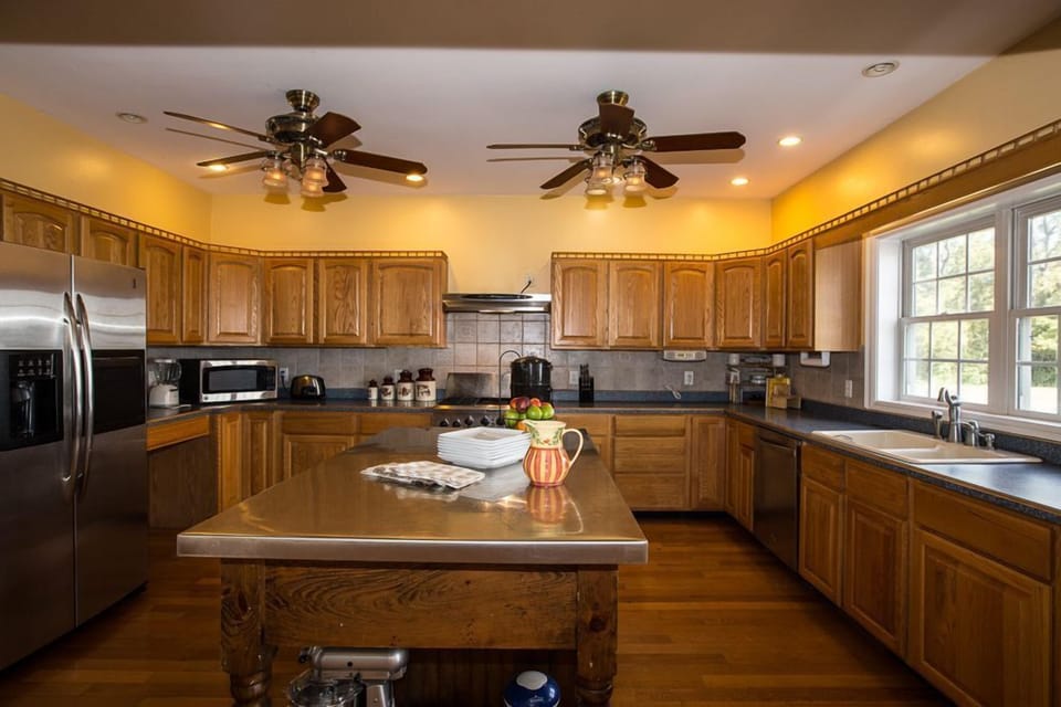 Big kitchen for preparing large meals