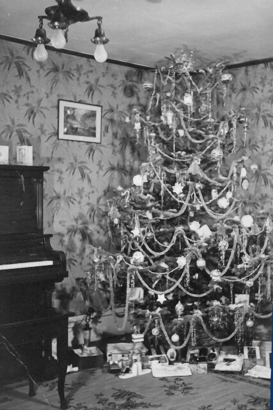 Christmas at School Street House 1938