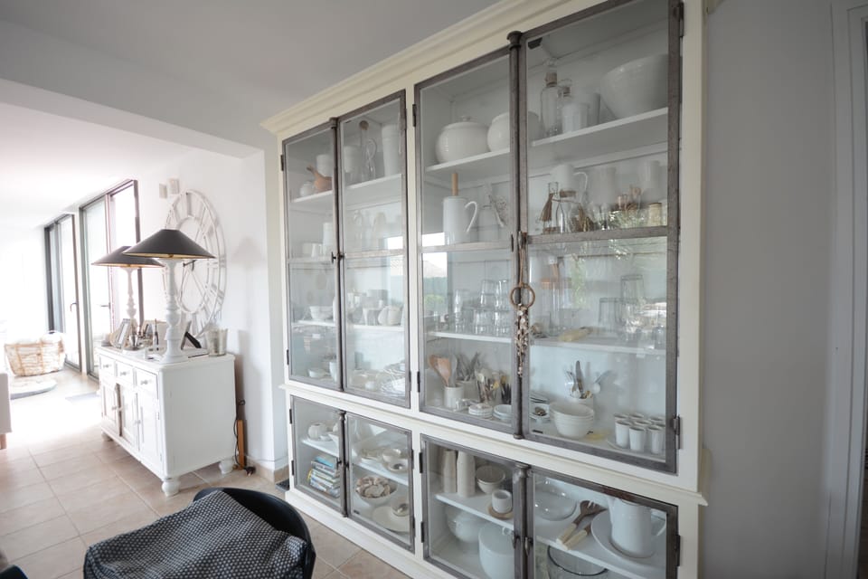 Raised Ground Floor Living Room Glass Cabinet