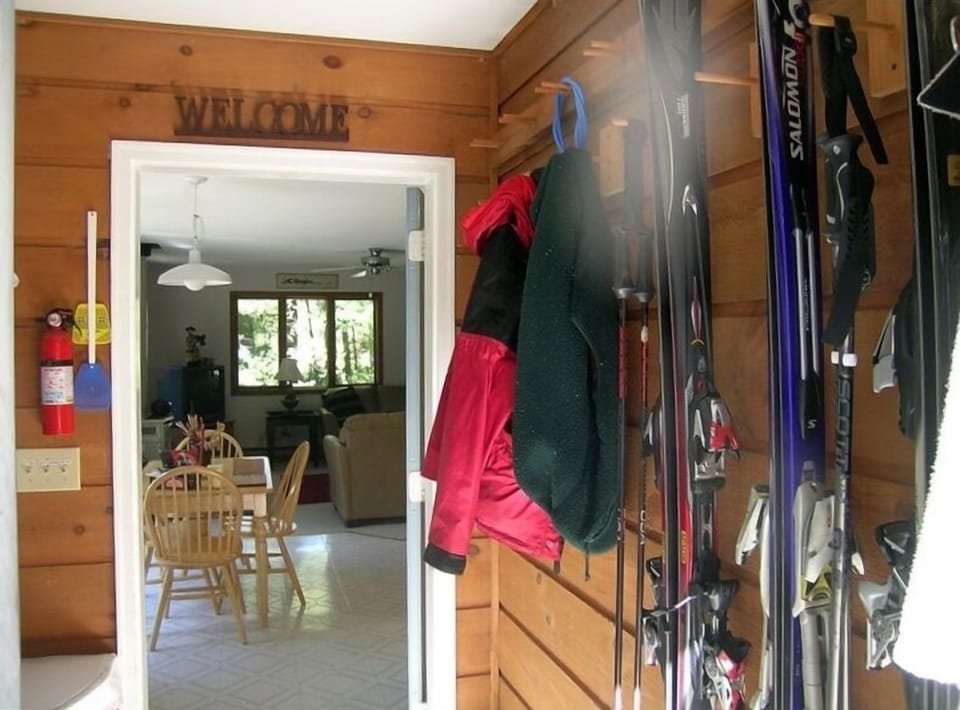 Mud room view to dining room