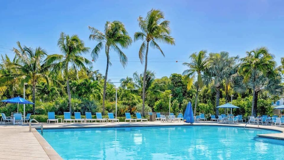 Jr Olympic Pool with Lounge chairs, and poolside tables
