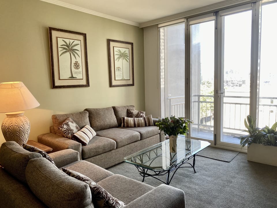 Living area with Smart TV