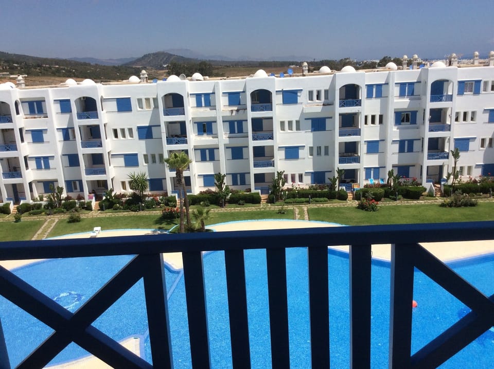 POOL VIEW FROM BALCONY 