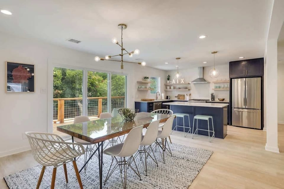 The open floor plan is perfect for entertaining 