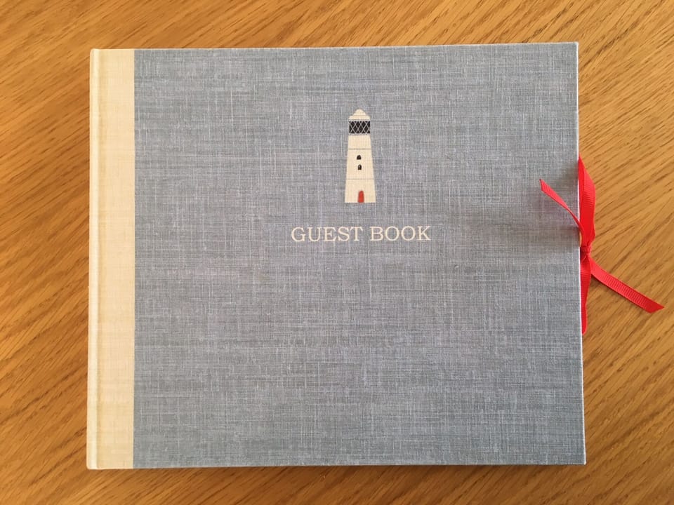 Please leave us a message when you leave!