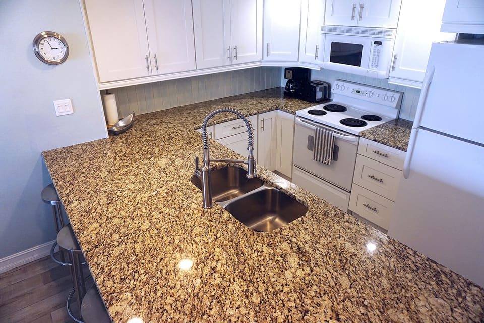  kitchen with bar seating for 4 