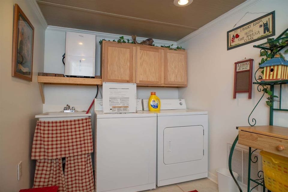 Laundry area, downstairs