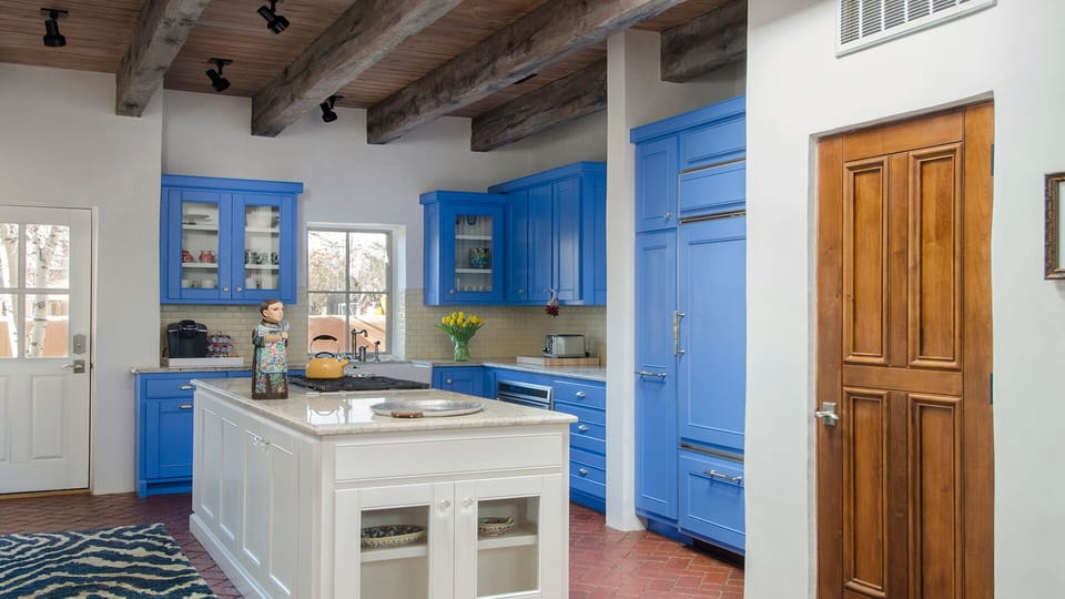 Chef's kitchen with Sub Zero and Wolfe appliances. 