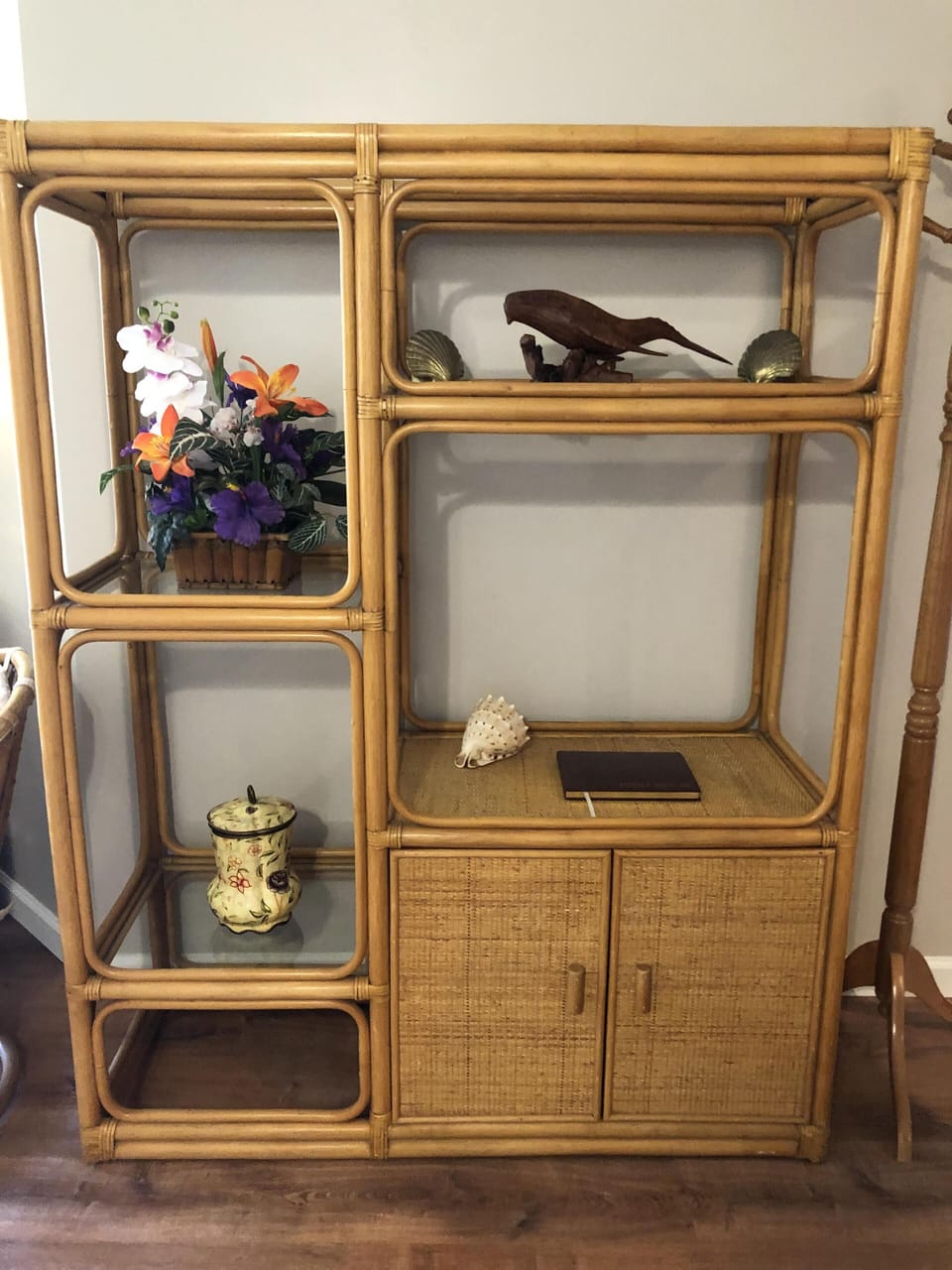 Bamboo Curio Cabinet