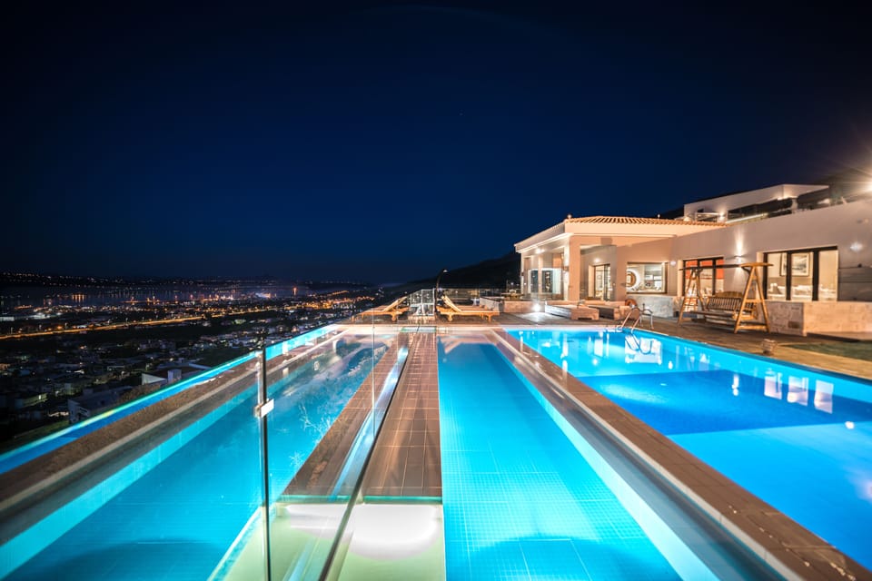 Deluxe Villa, 4 Bedrooms, Private Pool, Sea View | Terrace/patio