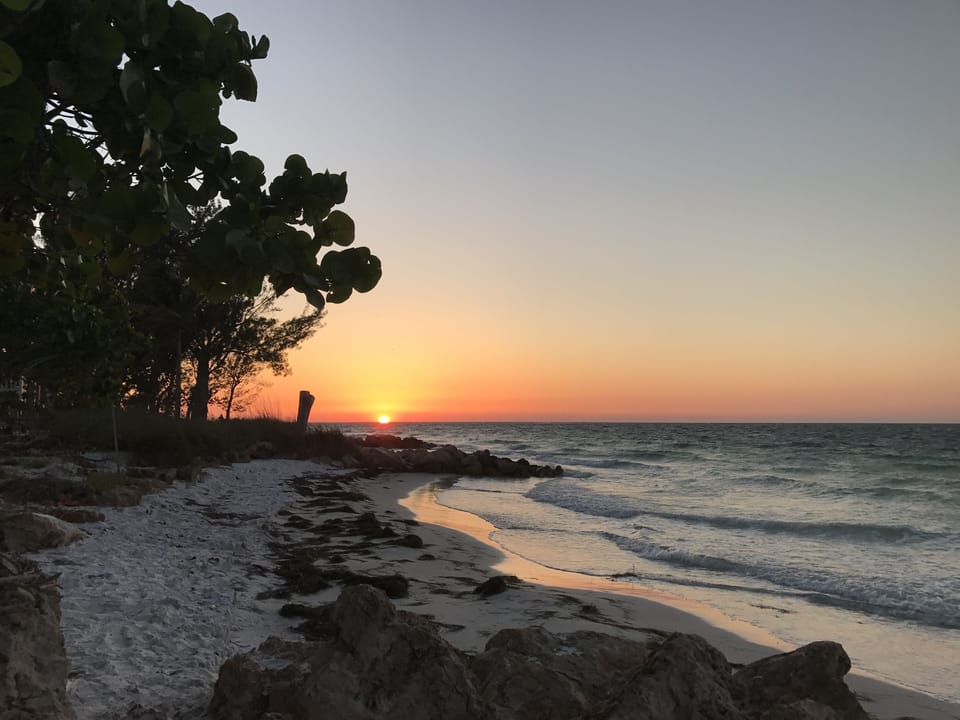 Glorious sunsets on Bean Point!