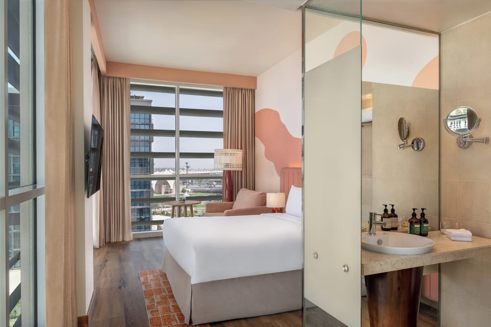 Family Suite, Multiple Beds, Accessible (Plaza View, Family Room) | Down comforters, in-room safe, desk, blackout drapes