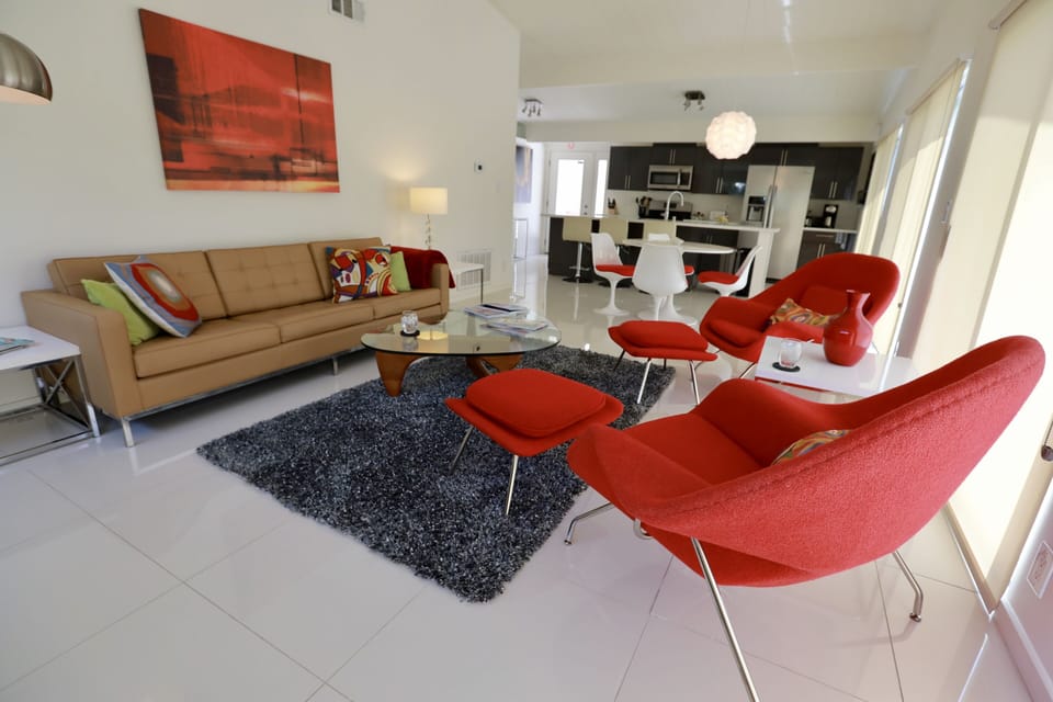 living room lounging