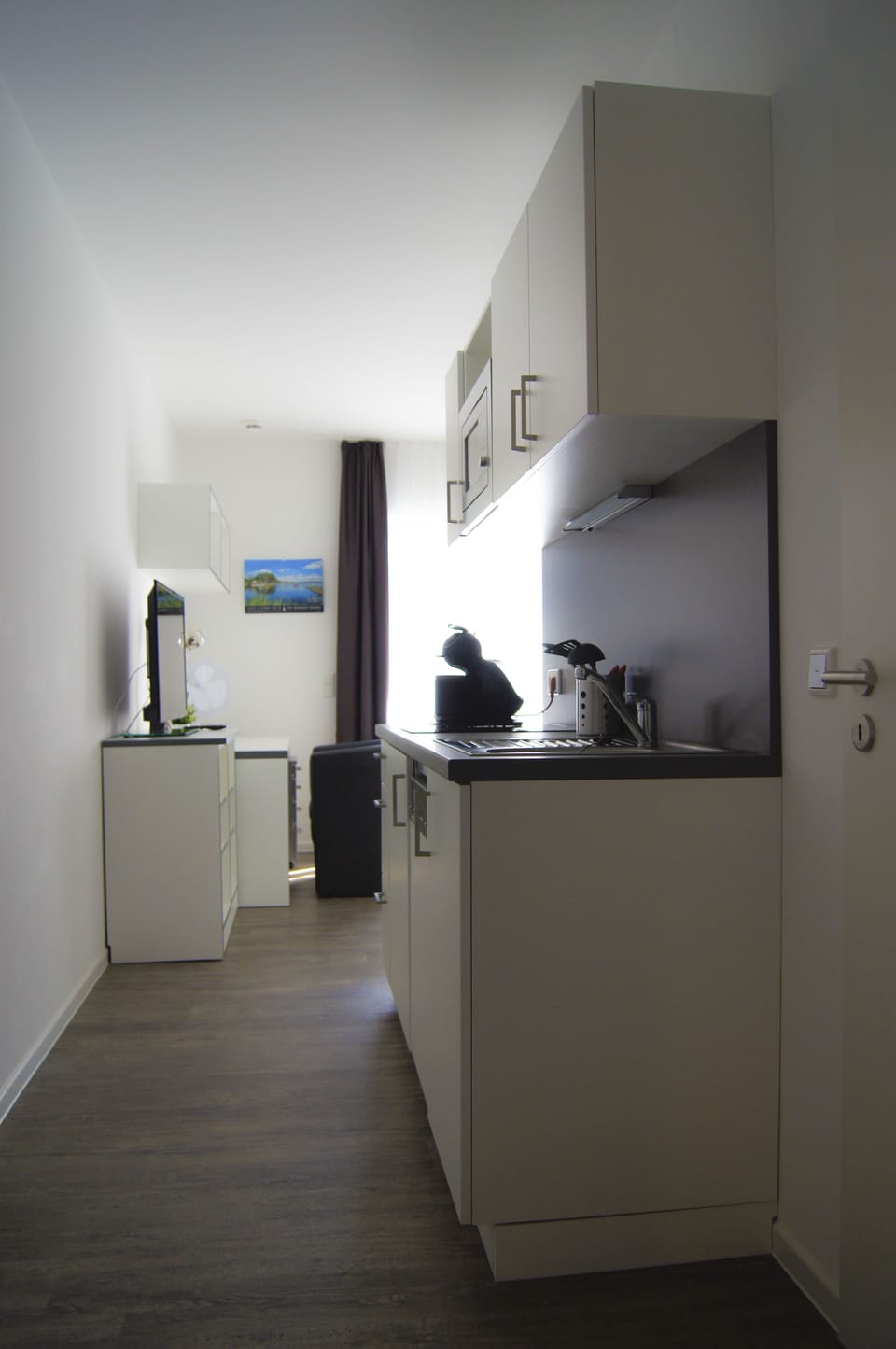 Apartment (2) | Private kitchen | Microwave, stovetop, dishwasher, electric kettle