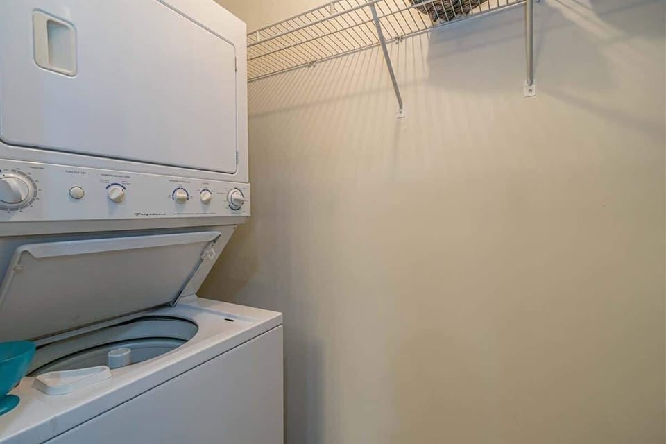 Enjoy the comforts of home with an easy-to-use laundry area available during your stay.
