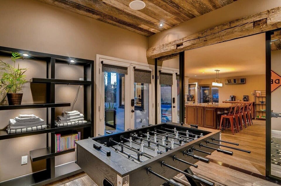Bunk room with extra books