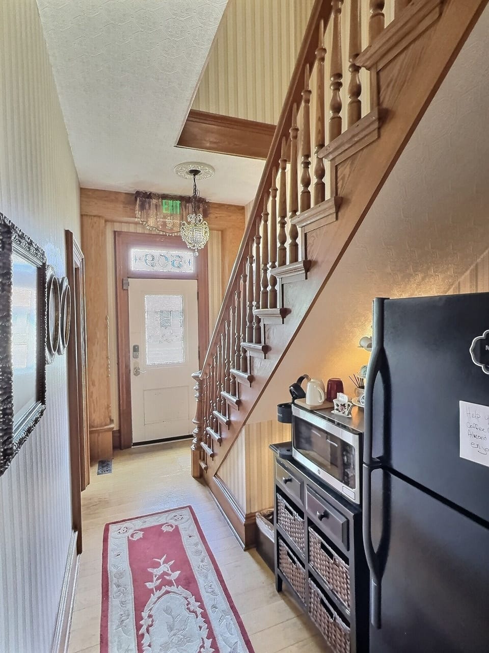 Interior entrance