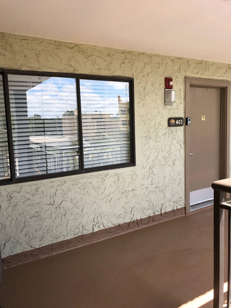Entrance to our unit