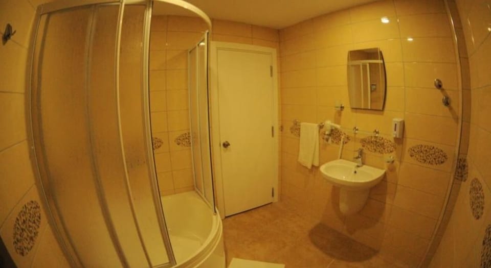 Free toiletries, hair dryer, slippers, towels