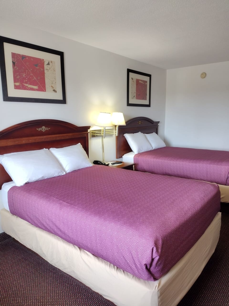 Desk, blackout drapes, iron/ironing board, free WiFi