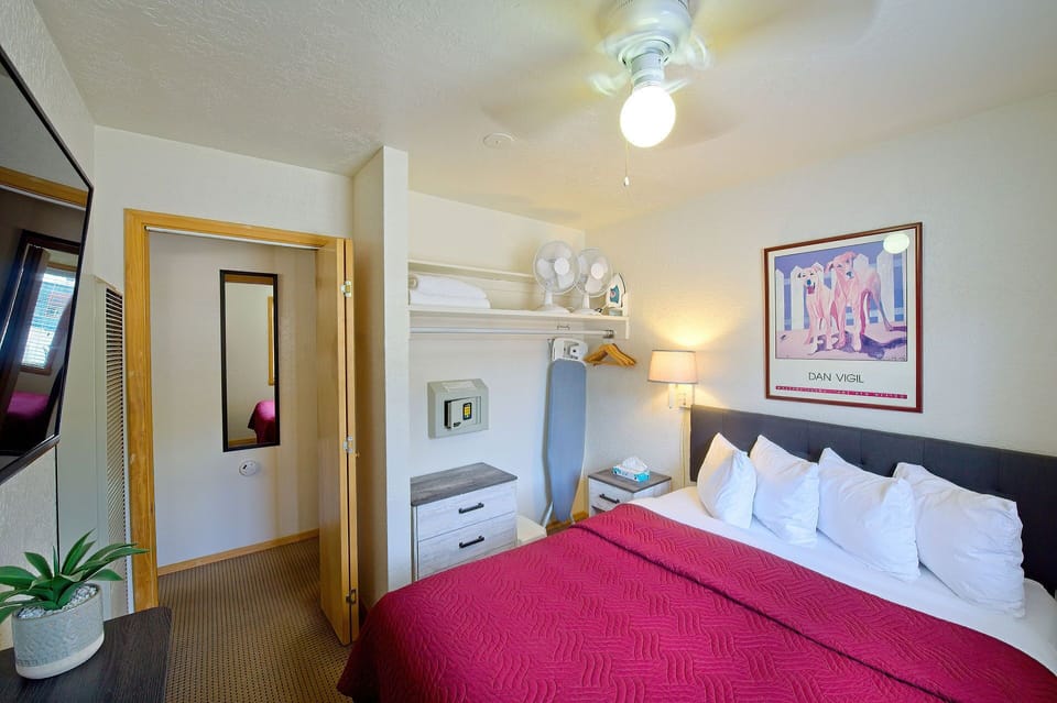 Standard Apartment, 1 Bedroom, Mountain View (503) | Living area | Flat-screen TV, DVD player