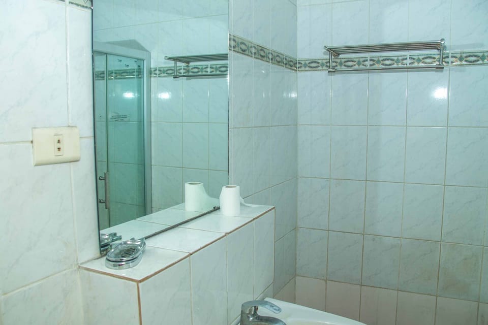 Standard Double Room, 1 Double Bed | Bathroom | Bathtub, bathrobes, towels, soap