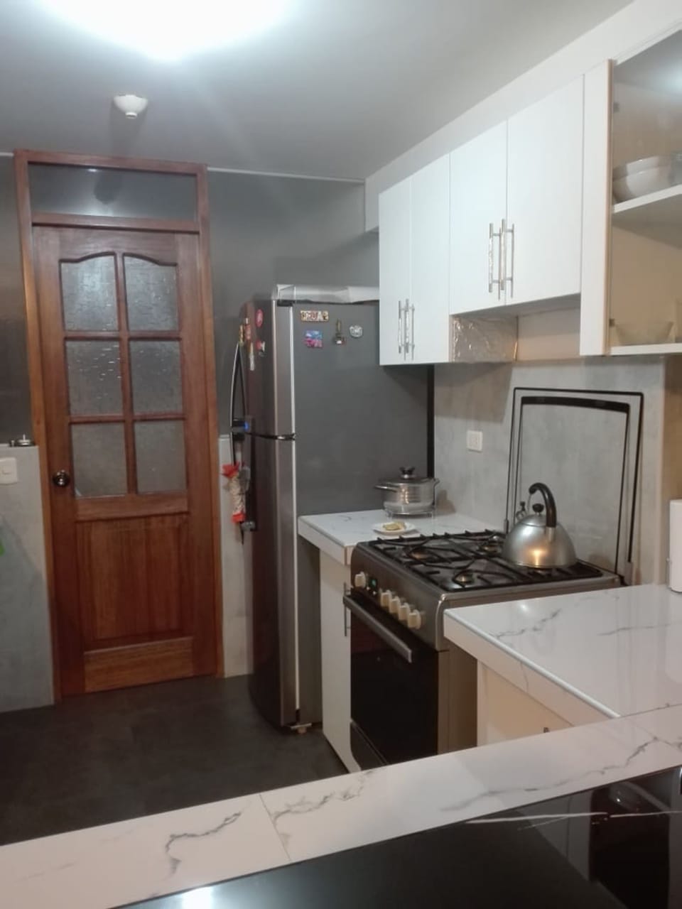 Family House, 2 Bedrooms, Non Smoking, Private Bathroom | Private kitchen | Fridge, microwave, stovetop, cookware/dishes/utensils