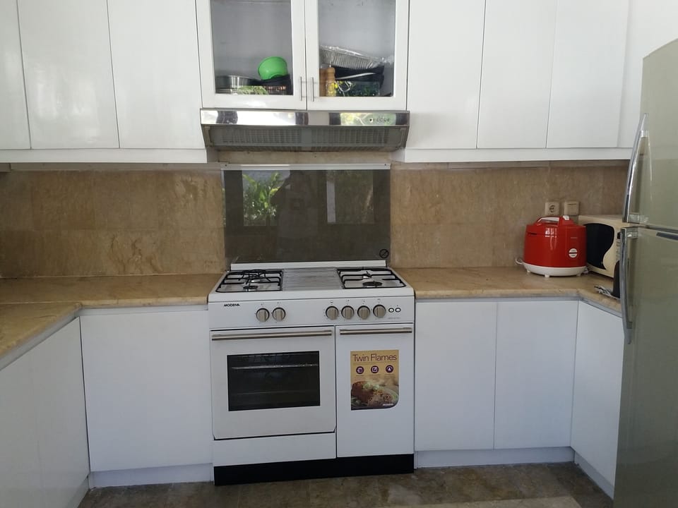 Villa, 2 Bedrooms, Private Pool | Private kitchenette | Fridge, microwave, stovetop, coffee/tea maker