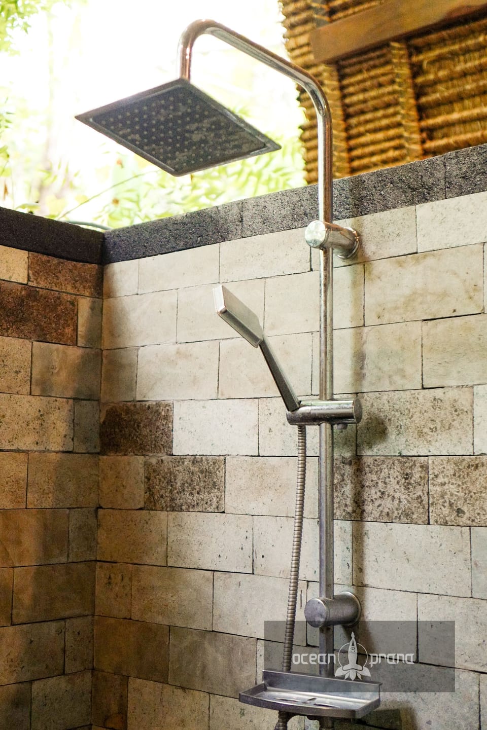 Superior 1 bed in 12  Bed Shared  Dormitory , Pool View | Bathroom shower