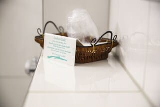 Hair dryer, towels