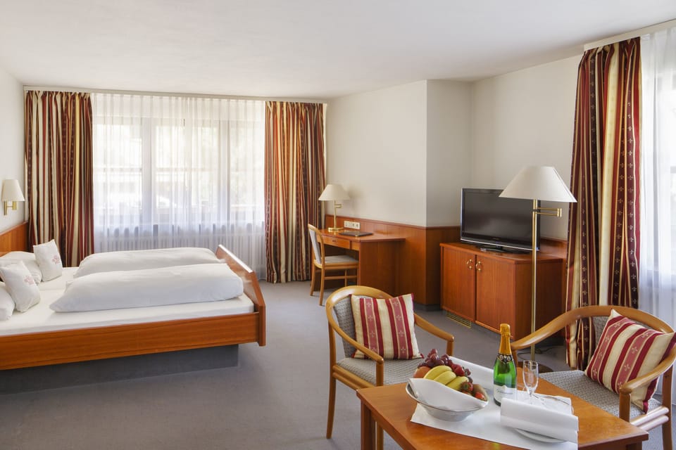 Double Room | Living area | TV