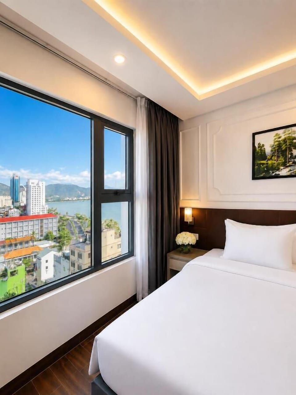 Deluxe Double Room, City View | Premium bedding, memory foam beds, minibar, in-room safe