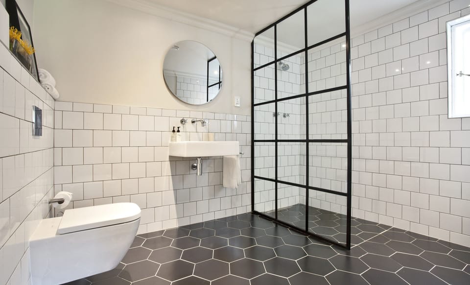 Shower, free toiletries, hair dryer, soap