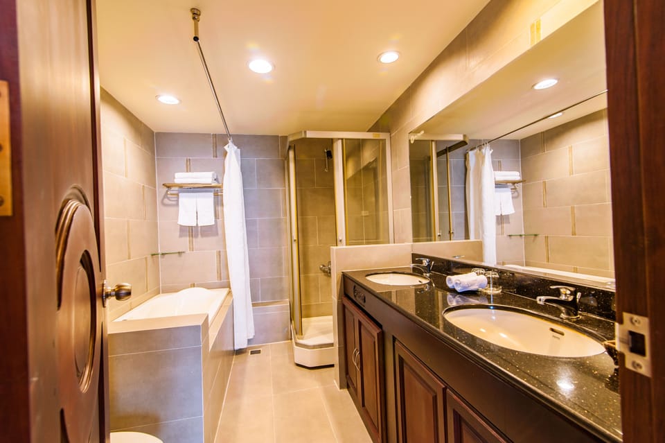 Junior Suite, 1 Queen Bed, City View | Minibar, in-room safe, desk, blackout drapes