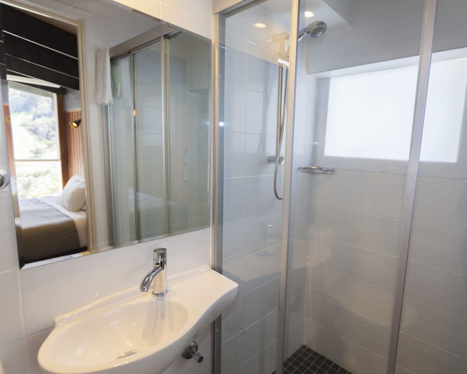 King or Twin Room | Bathroom | Shower, free toiletries, hair dryer, towels