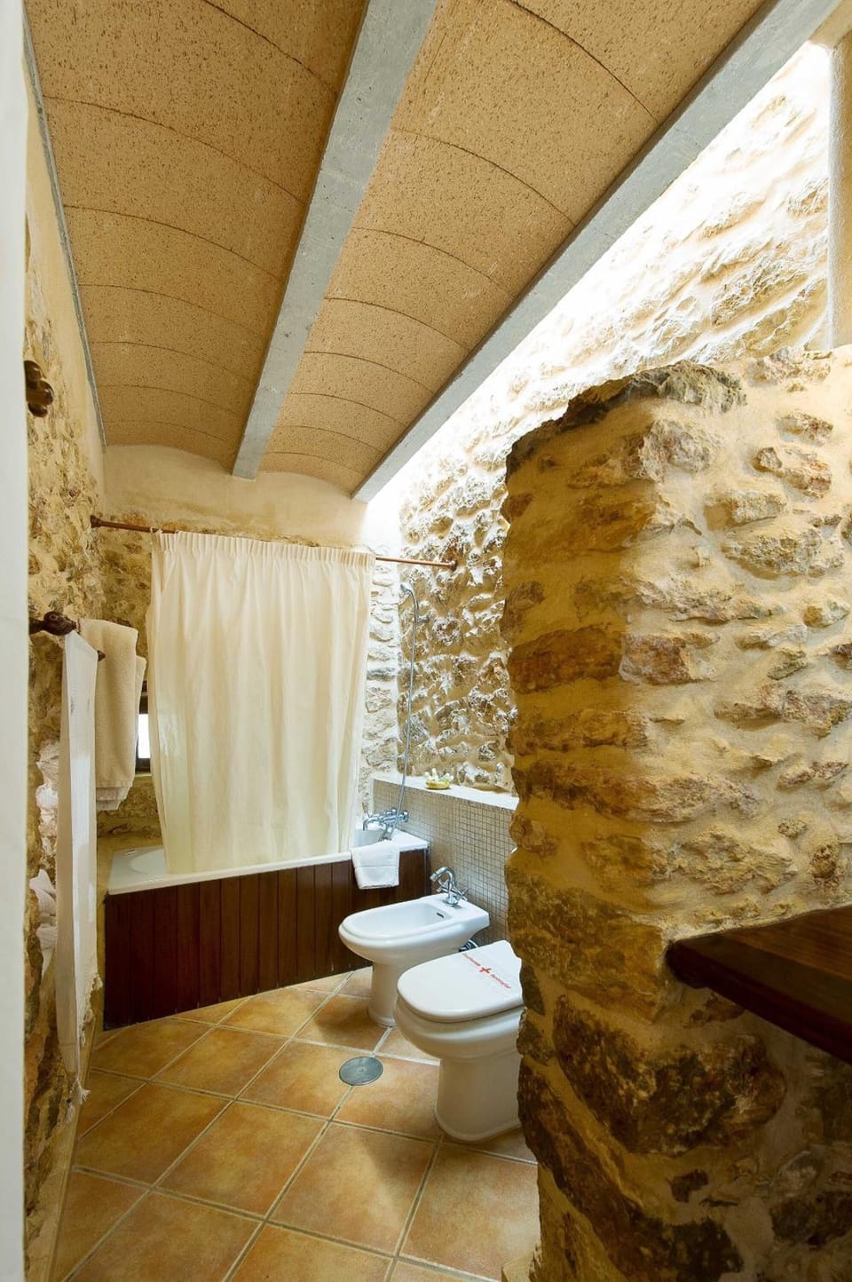 Free toiletries, hair dryer, bathrobes, bidet