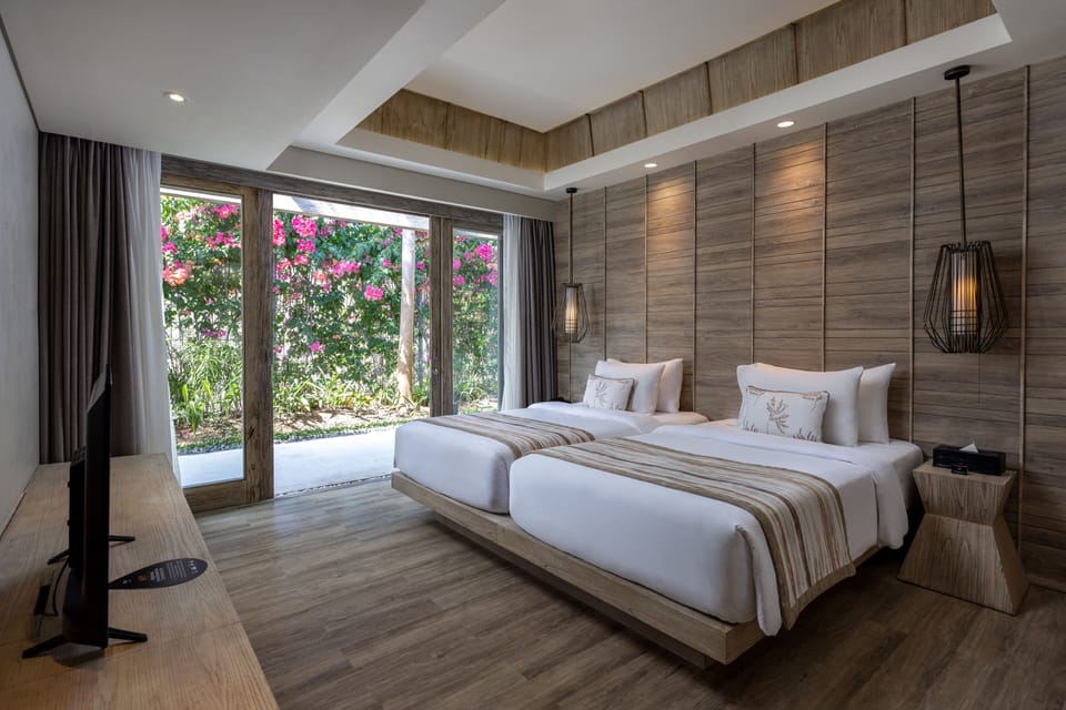 Deluxe Villa, 3 Bedrooms, Private Pool | Premium bedding, minibar, in-room safe, individually decorated