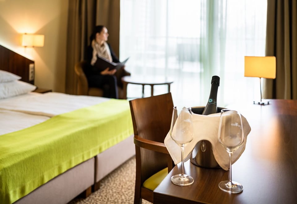 Deluxe Double Room, 1 Queen Bed, Non Smoking | 2 bedrooms, minibar, in-room safe, desk