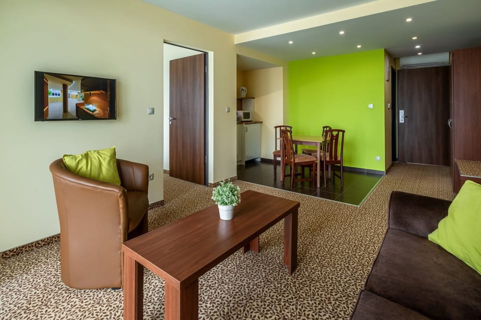 Deluxe Suite | Living area | LCD TV