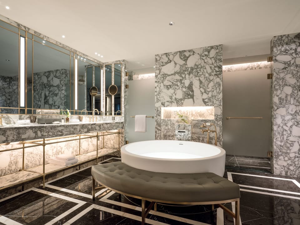 Deluxe Suite Adult Only (2 Cimer & Wonder Box is available for stays) | Bathroom | Separate tub and shower, deep soaking tub, hair dryer, slippers