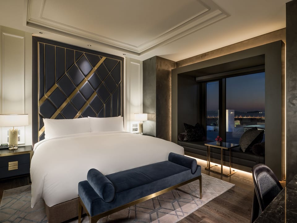 Minibar, in-room safe, blackout drapes, soundproofing