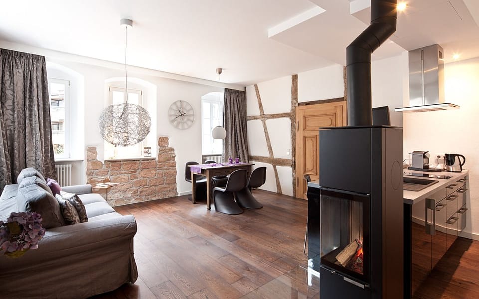 Suite (Liz) | Desk, blackout drapes, soundproofing, iron/ironing board