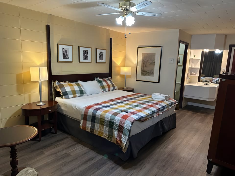 Standard Room, 1 King Bed, Garden View | Minibar, individually decorated, individually furnished, blackout drapes
