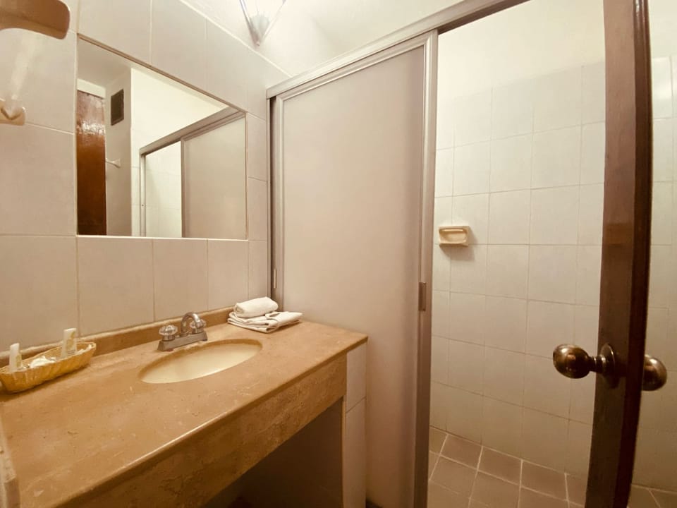 Basic Room | Bathroom | Shower, free toiletries, towels